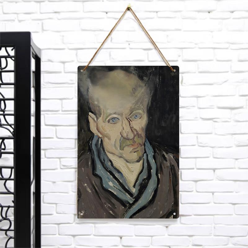 Vintage Style Old Man Portrait Oil Painting Custom Metal Tin Wall Art Decorative Hanging Painting 7.9x11.8In(20x30cm)
Vintage Style Old Man Portrait Oil Painting Custom Metal Tin Wall Art Decorative Hanging Painting 7.9x11.8In(20x30cm)