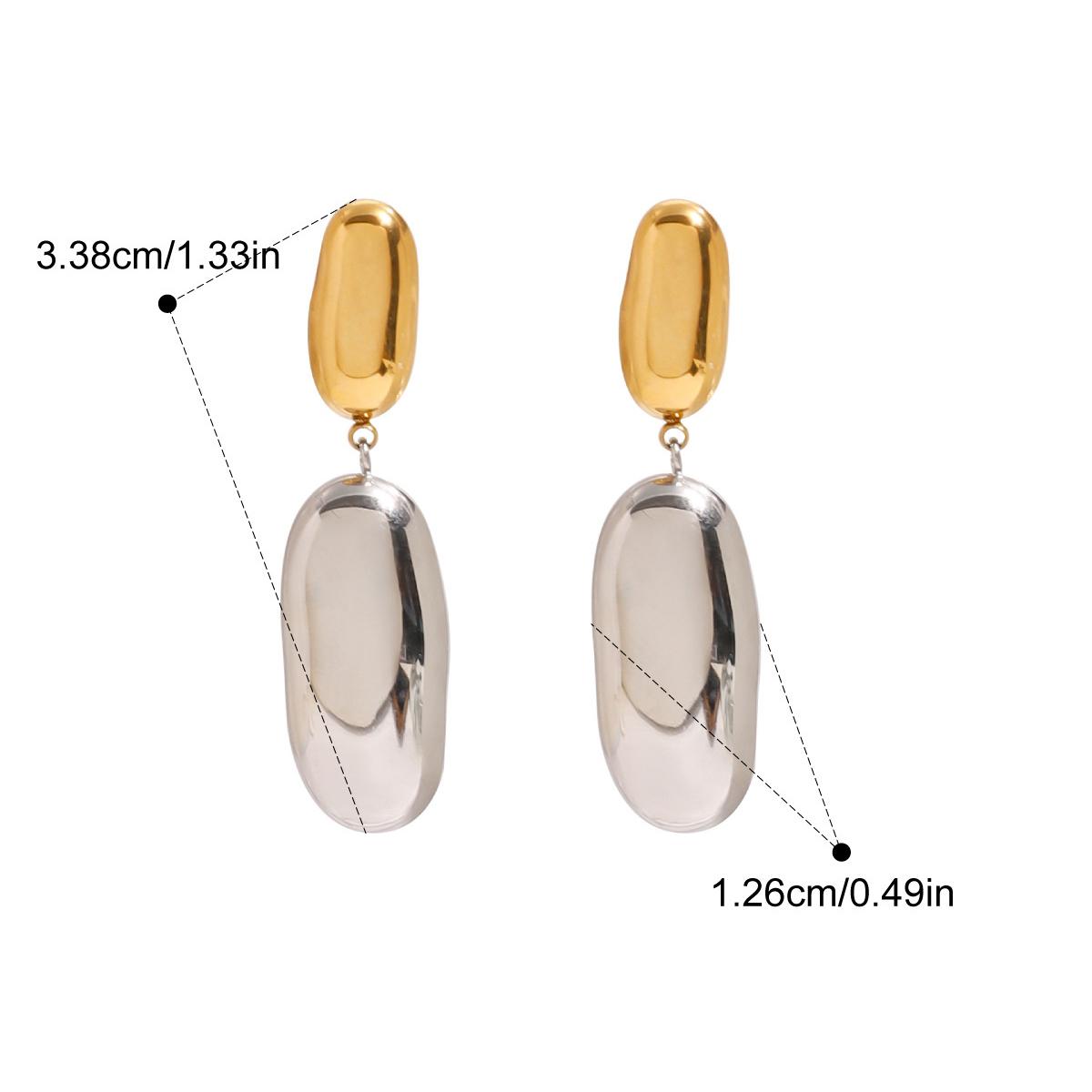 Yori High Quality Stainless Steel Smooth Metal Drop Hoop Earrings for Women Stainless Steel Delicate Daily Jewelry Hypoallergeni
Yori High Quality Stainless Steel Smooth Metal Drop Hoop Earrings for Women Stainless Steel Delicate Daily Jewelry Hypoallergeni