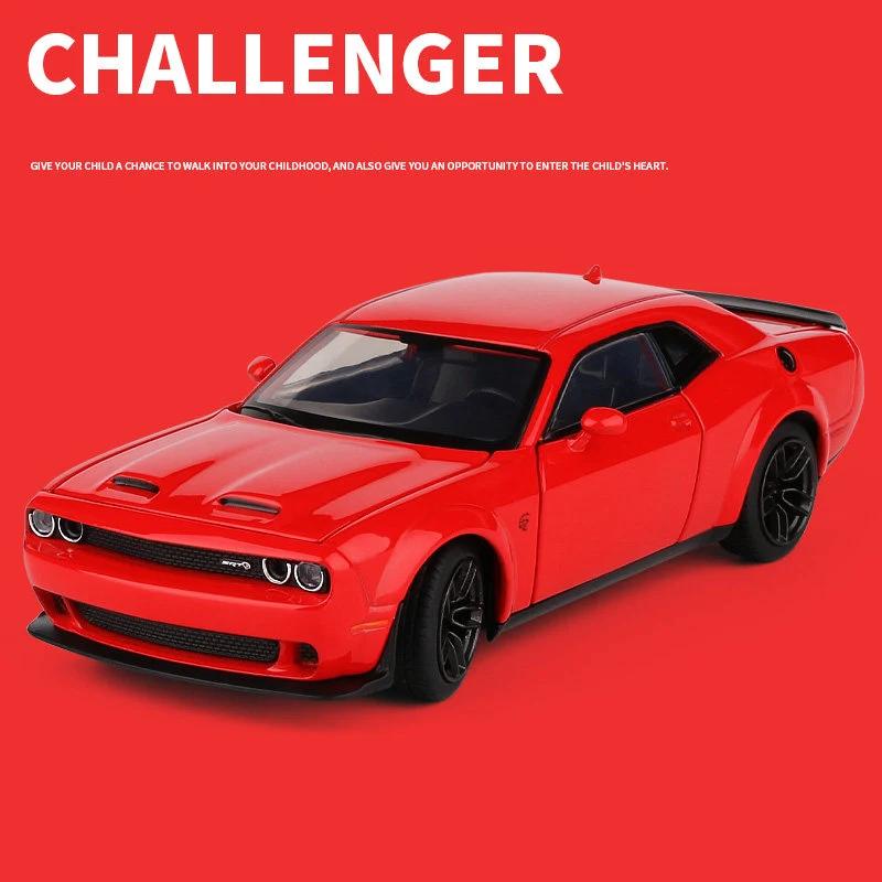 1:32 Dodge Challenger SRT Alloy Sports Car Model Simulation Diecast Metal Toy Muscle Car Model Sound and Light Children Toy Gift
1:32 Dodge Challenger SRT Alloy Sports Car Model Simulation Diecast Metal Toy Muscle Car Model Sound and Light Children Toy Gift