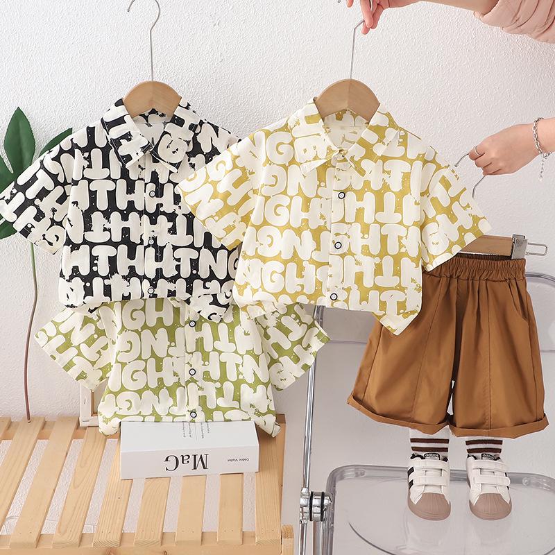 Boys Stylish Summer Two-Piece Set: Letter Print Short Sleeve Shirt & Shorts 80cm чёрный
Boys Stylish Summer Two-Piece Set: Letter Print Short Sleeve Shirt & Shorts 80cm чёрный