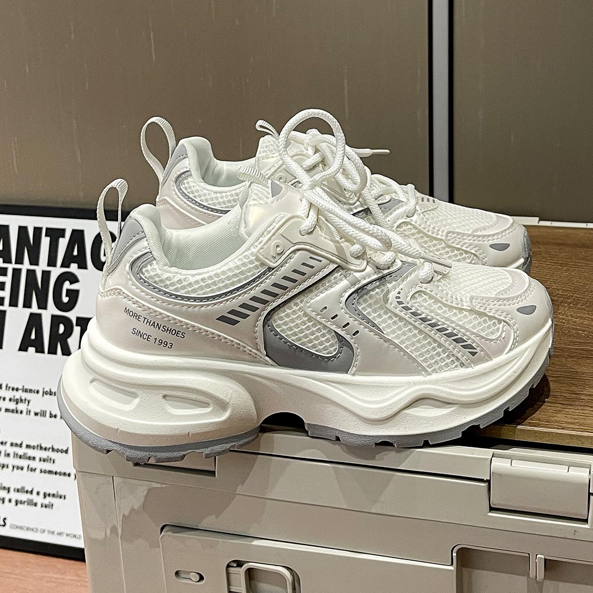 Fashion ins new dad shoes women s spring student sports running shoes casual platform casual shoes 40 жемчужина белый
Fashion ins new dad shoes women s spring student sports running shoes casual platform casual shoes 40 жемчужина белый