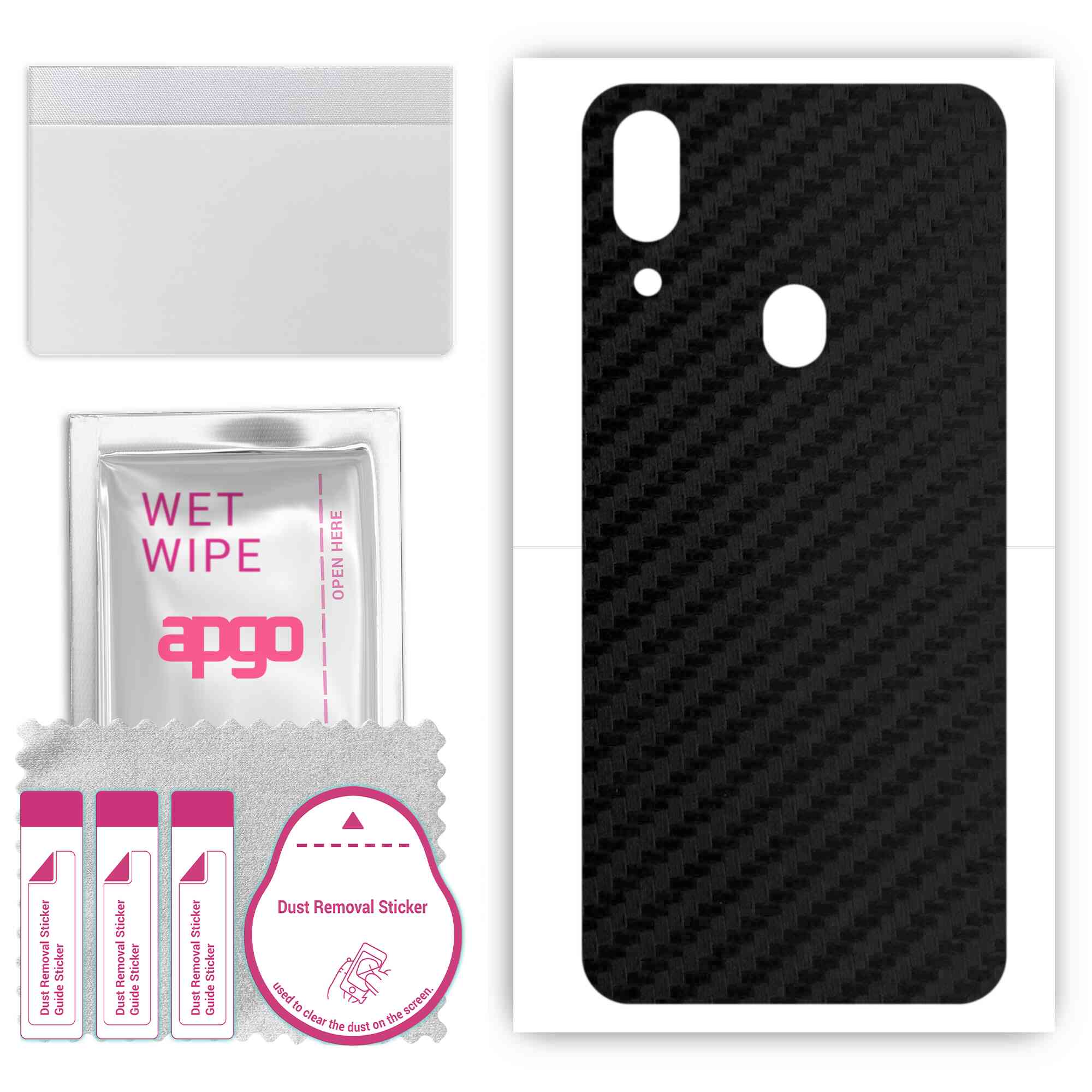 apgo Protective Skin Sticker for the back compatible with Umidigi One Pro, Wrap Film, Foil, Vinyl - Pattern Carbon Black
apgo Protective Skin Sticker for the back compatible with Umidigi One Pro, Wrap Film, Foil, Vinyl - Pattern Carbon Black
