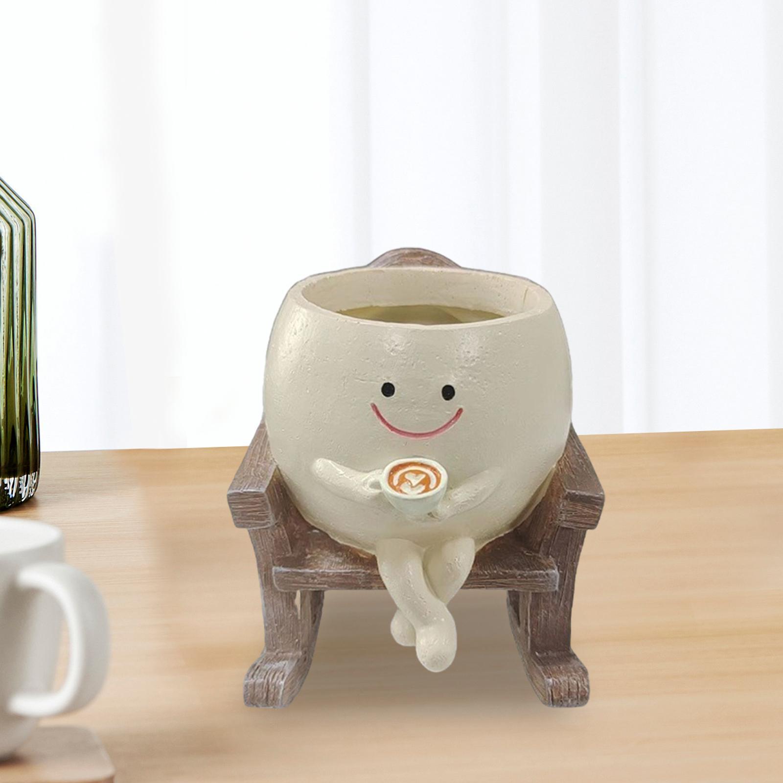 Flower Pot Decoration Gift Indoor Plants Statue Resin Ornament Plant Pot for Desktop Kitchen Garden Table Centerpiece Home різнокольоровий
Flower Pot Decoration Gift Indoor Plants Statue Resin Ornament Plant Pot for Desktop Kitchen Garden Table Centerpiece Home різнокольоровий