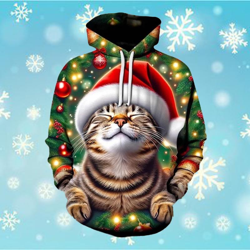 3D Printed Santa Claus Hoodie: Casual Loose-Fit Long Sleeve for Autumn & Winter Extra Small
3D Printed Santa Claus Hoodie: Casual Loose-Fit Long Sleeve for Autumn & Winter Extra Small