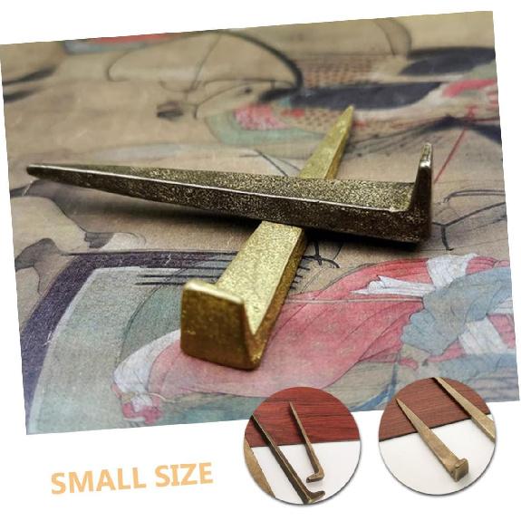 Antique Copper Picture Frame Hanging Nails Durable Wall Decor Hooks for Art and Paintings Easy Installation for Various Frame 7.80X1.30X1.00CM
Antique Copper Picture Frame Hanging Nails Durable Wall Decor Hooks for Art and Paintings Easy Installation for Various Frame 7.80X1.30X1.00CM