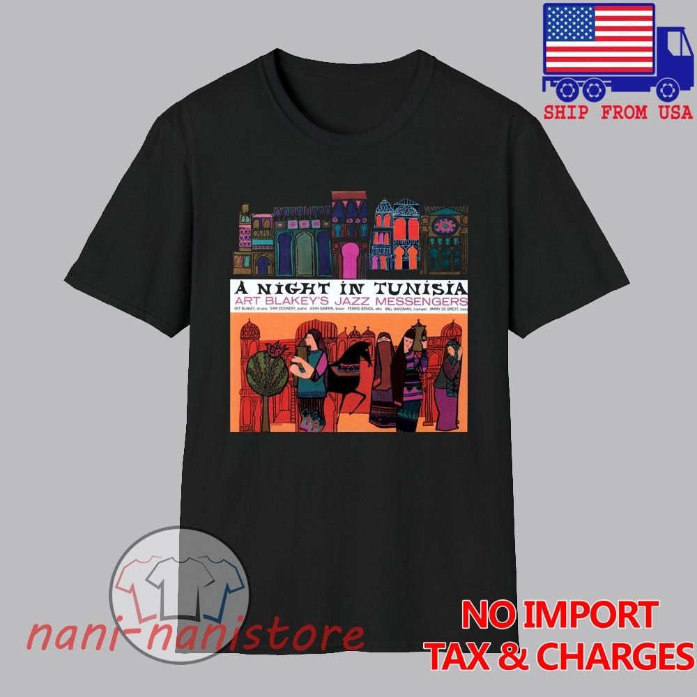 Art Blakey A Night in Tunisia 1957 Men#039;s Black Size S5XL Unisex T-Shirt L
Art Blakey A Night in Tunisia 1957 Men#039;s Black Size S5XL Unisex T-Shirt L