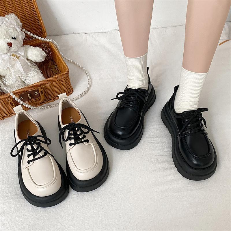 Wind spring and autumn jk small leather shoes women s 2025 new muffin thick sole heightening retro big head single shoes 35 чёрный
Wind spring and autumn jk small leather shoes women s 2025 new muffin thick sole heightening retro big head single shoes 35 чёрный