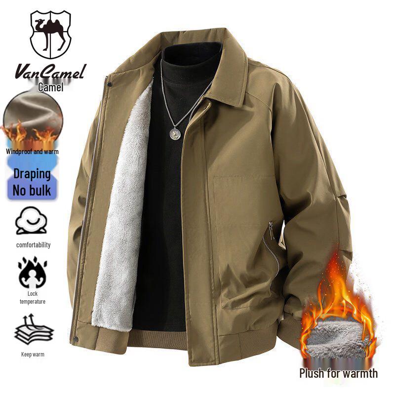VANCAMEL Men s Winter Plus Velvet Lapel Jacket L
VANCAMEL Men s Winter Plus Velvet Lapel Jacket L