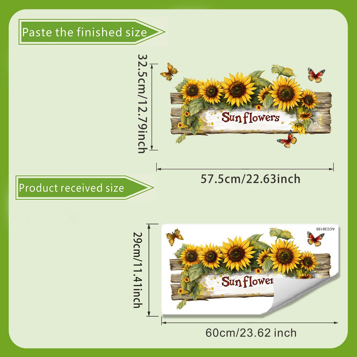 Sunflower Butterfly English Wall Stickers, Wall Stickers for Children s Room Decoration 30*60cm
Sunflower Butterfly English Wall Stickers, Wall Stickers for Children s Room Decoration 30*60cm