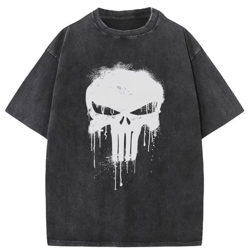 Anime Printed Y2k Skull T Shirt Men Retro Washed 100% Cotton Tops Tees Harajuku Tshirt Streetwear Hip Hop T-shirts S
Anime Printed Y2k Skull T Shirt Men Retro Washed 100% Cotton Tops Tees Harajuku Tshirt Streetwear Hip Hop T-shirts S