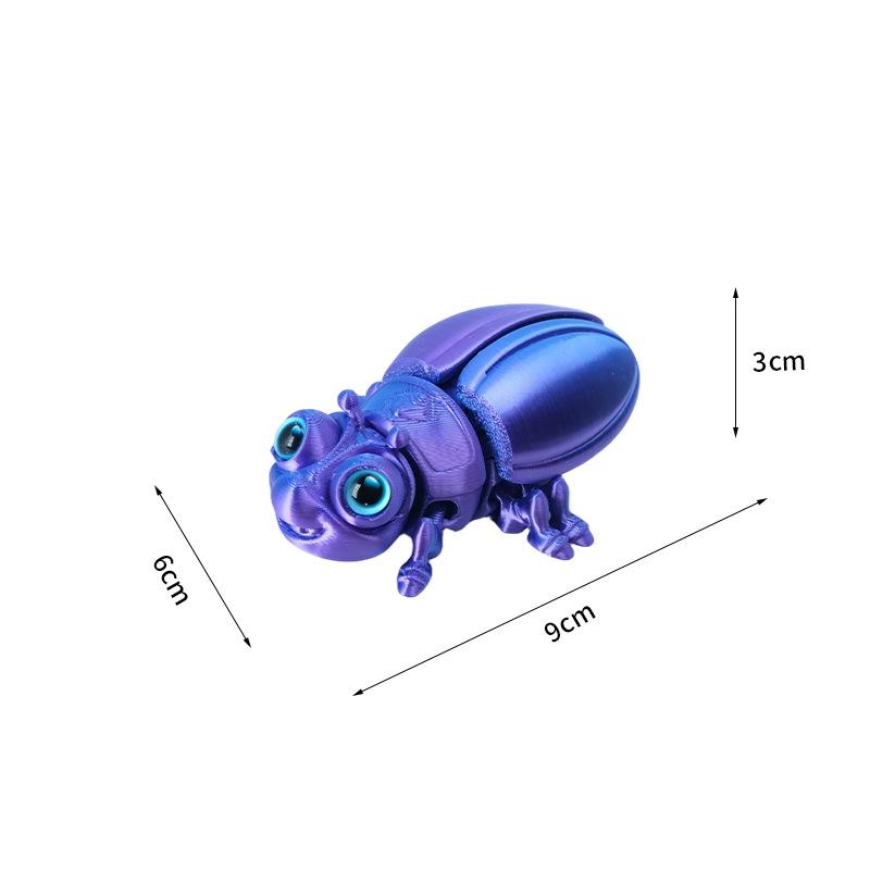 3D Printed Firefly Model Toy - Realistic Insect with Glowing Tail
3D Printed Firefly Model Toy - Realistic Insect with Glowing Tail