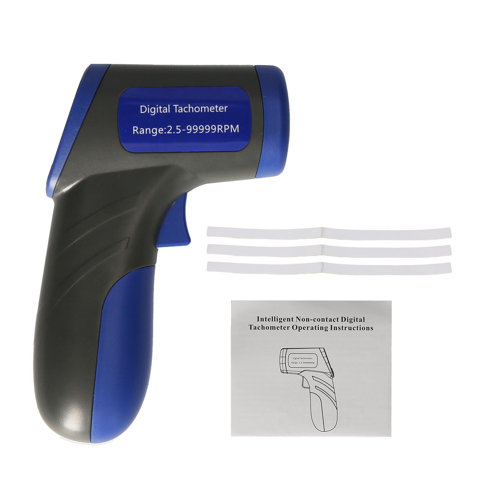 Digital Tachometer Laser Tachometer Handheld RPM Meter Speedmeter (2.5-99999RPM Measuring Range)
Digital Tachometer Laser Tachometer Handheld RPM Meter Speedmeter (2.5-99999RPM Measuring Range)