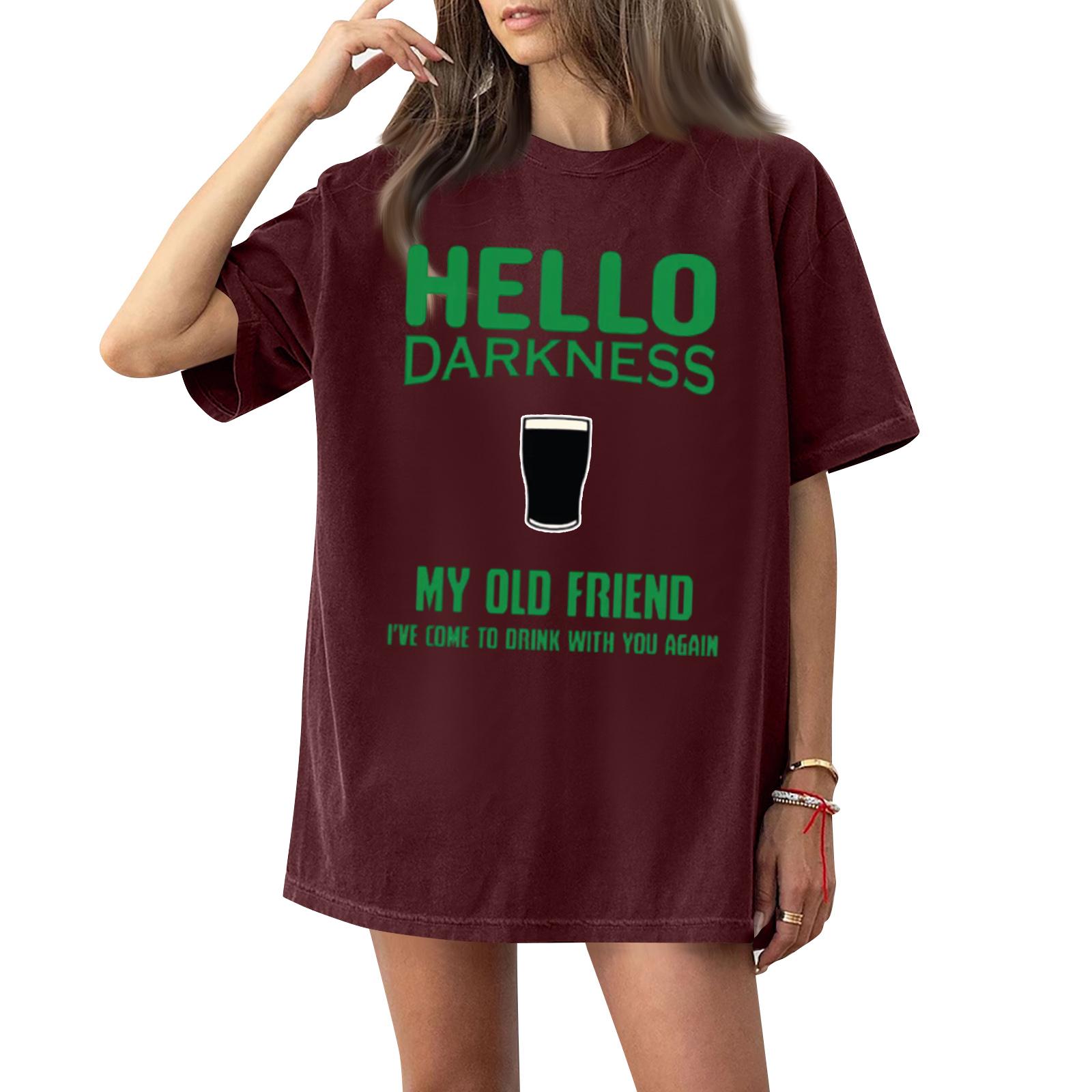 Women s Casual Fashion Round Neck St. Patrick Print Short Sleeve T-Shirt Top XXL винний
Women s Casual Fashion Round Neck St. Patrick Print Short Sleeve T-Shirt Top XXL винний