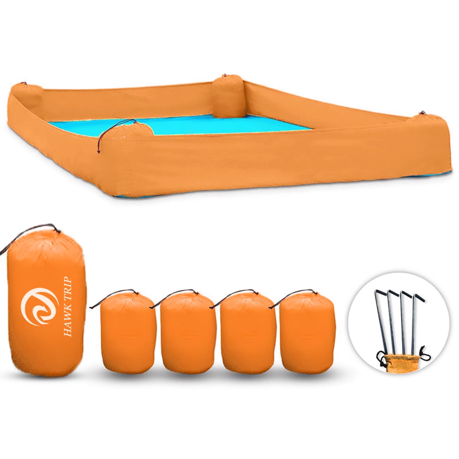 HAWK TRIP Picnic Ground Beach with Fence on Four Sides 138cm x 220cm Sheet, Waterproof, Sandproof, Lightweight, Foldable, Sheet, Mat, (Orange) оранжевый
HAWK TRIP Picnic Ground Beach with Fence on Four Sides 138cm x 220cm Sheet, Waterproof, Sandproof, Lightweight, Foldable, Sheet, Mat, (Orange) оранжевый