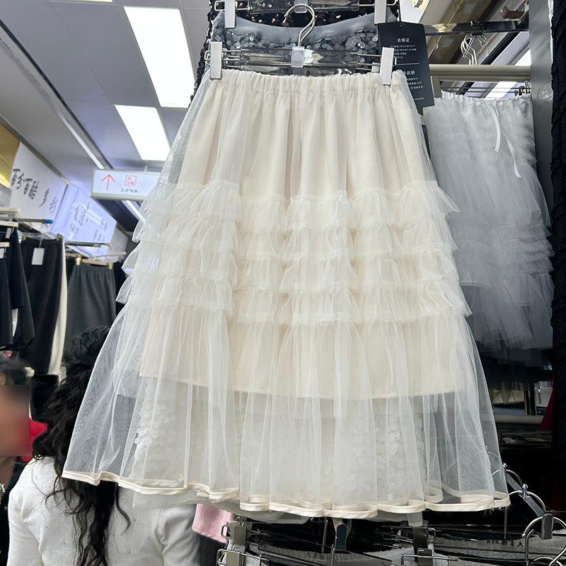 French Fairy Fluffy Mesh Skirt - Women s 2026 Spring Gentle Style Multi-layer Cake Skirt One size абрикосовий
French Fairy Fluffy Mesh Skirt - Women s 2026 Spring Gentle Style Multi-layer Cake Skirt One size абрикосовий