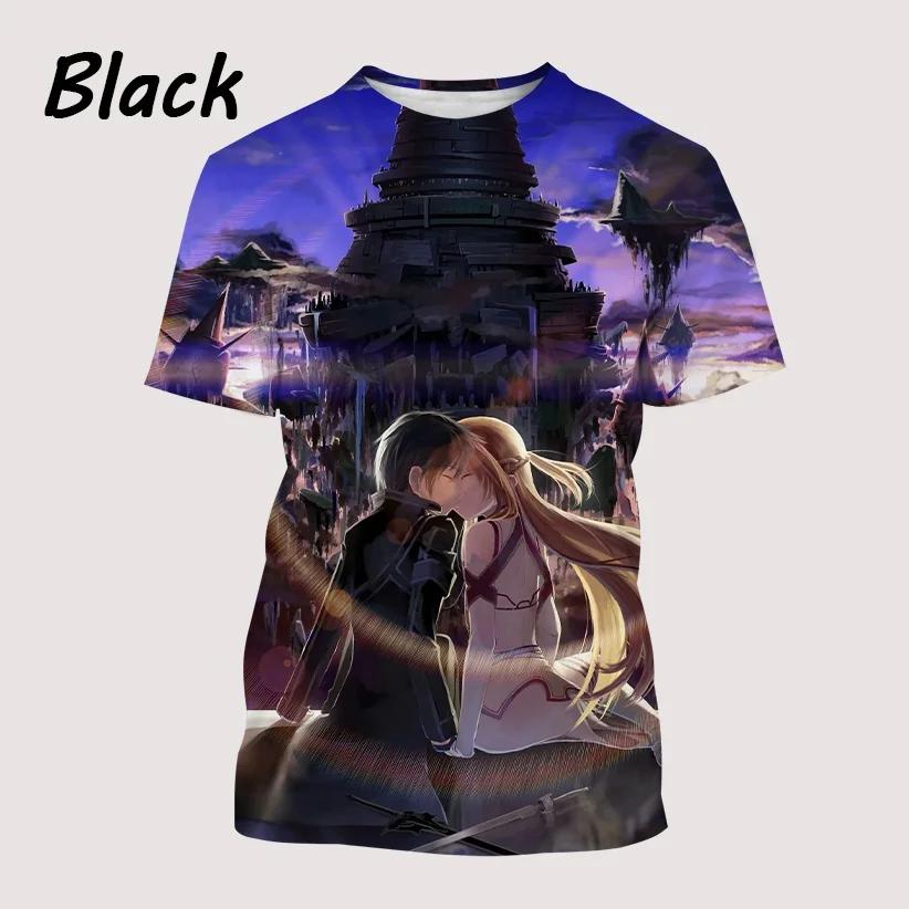Нова літня аніме SAO футболка Sword Art Online Футболка з 3D-принтом Harajuku Унісекс повсякденна футболка 6XL
Нова літня аніме SAO футболка Sword Art Online Футболка з 3D-принтом Harajuku Унісекс повсякденна футболка 6XL