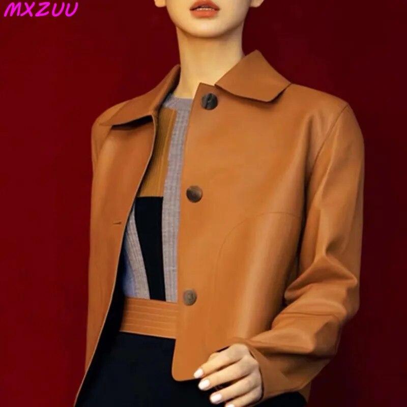Женские короткие топы из овчины Harajuku Fashion Jassen Dames Slim Jaqueta De Couro Legítimo с квадратным воротником Модное уличное пальто
Женские короткие топы из овчины Harajuku Fashion Jassen Dames Slim Jaqueta De Couro Legítimo с квадратным воротником Модное уличное пальто