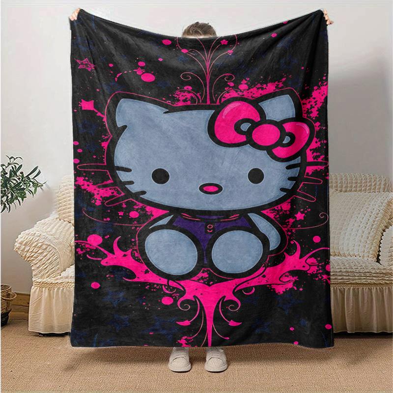 1pc Hello Kitty Cartoon Themed Blanket, Seasonal Home Decorative Throw Blanket, Living Room, Travel, Camping, Car Blankets, Beach, Office Naps, Perfec 130x150cm
1pc Hello Kitty Cartoon Themed Blanket, Seasonal Home Decorative Throw Blanket, Living Room, Travel, Camping, Car Blankets, Beach, Office Naps, Perfec 130x150cm