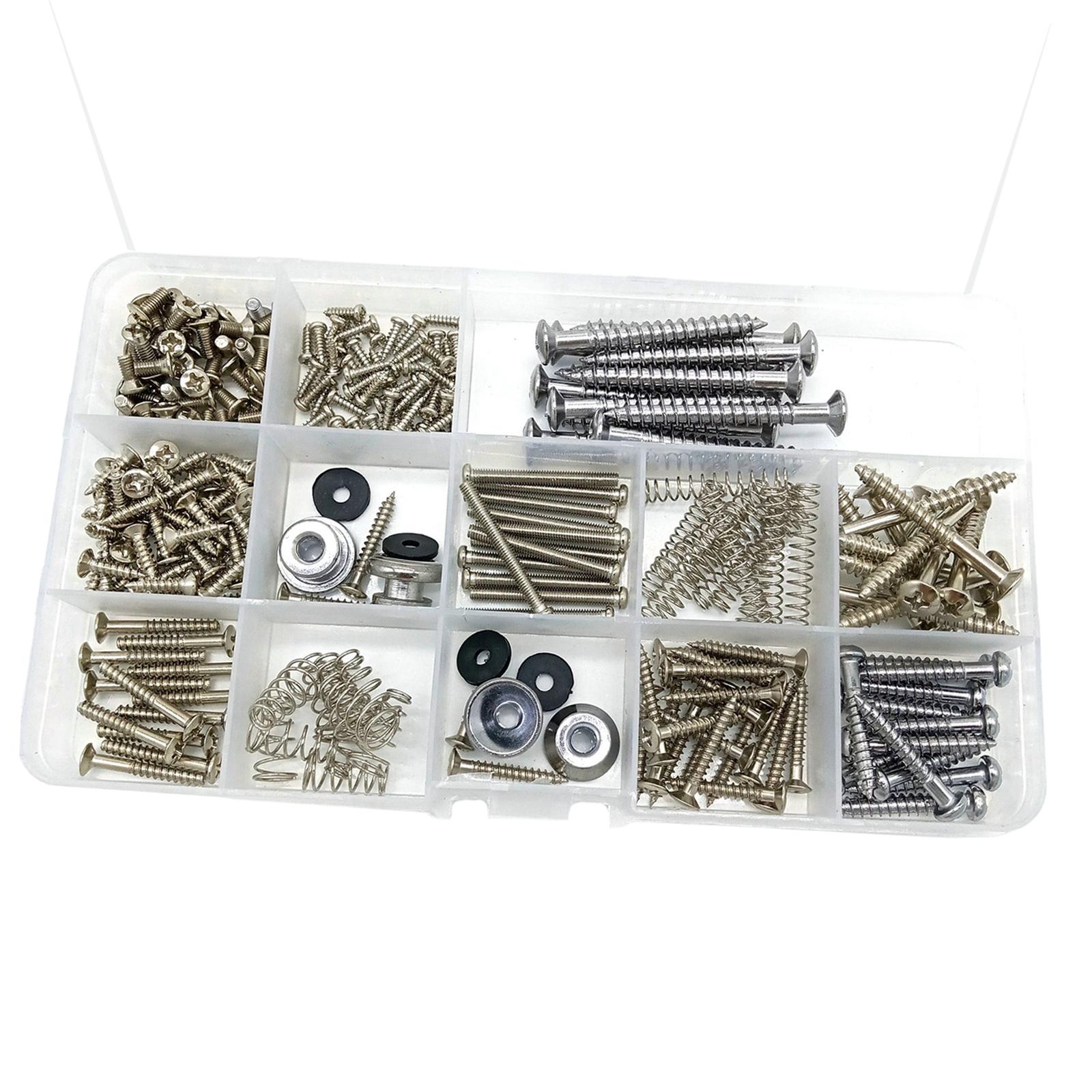 258 Pcs Guitar DIY Kit 13 Types Assortment Set for Neck Plate DIY
258 Pcs Guitar DIY Kit 13 Types Assortment Set for Neck Plate DIY