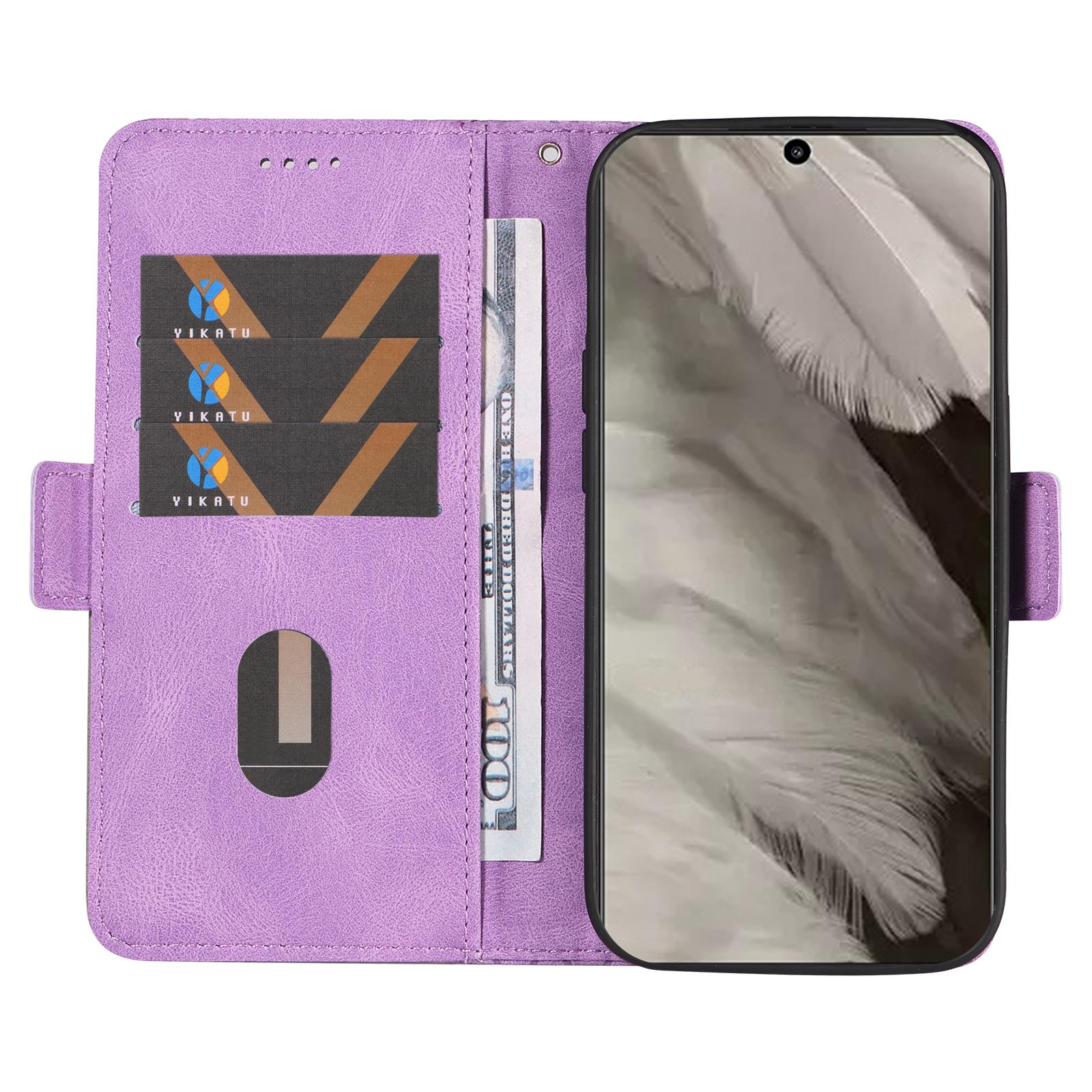 For Google Pixel 8 Rhombus Imprinted Phone Wallet Case PU Leather Stand Phone Cover Purple
For Google Pixel 8 Rhombus Imprinted Phone Wallet Case PU Leather Stand Phone Cover Purple