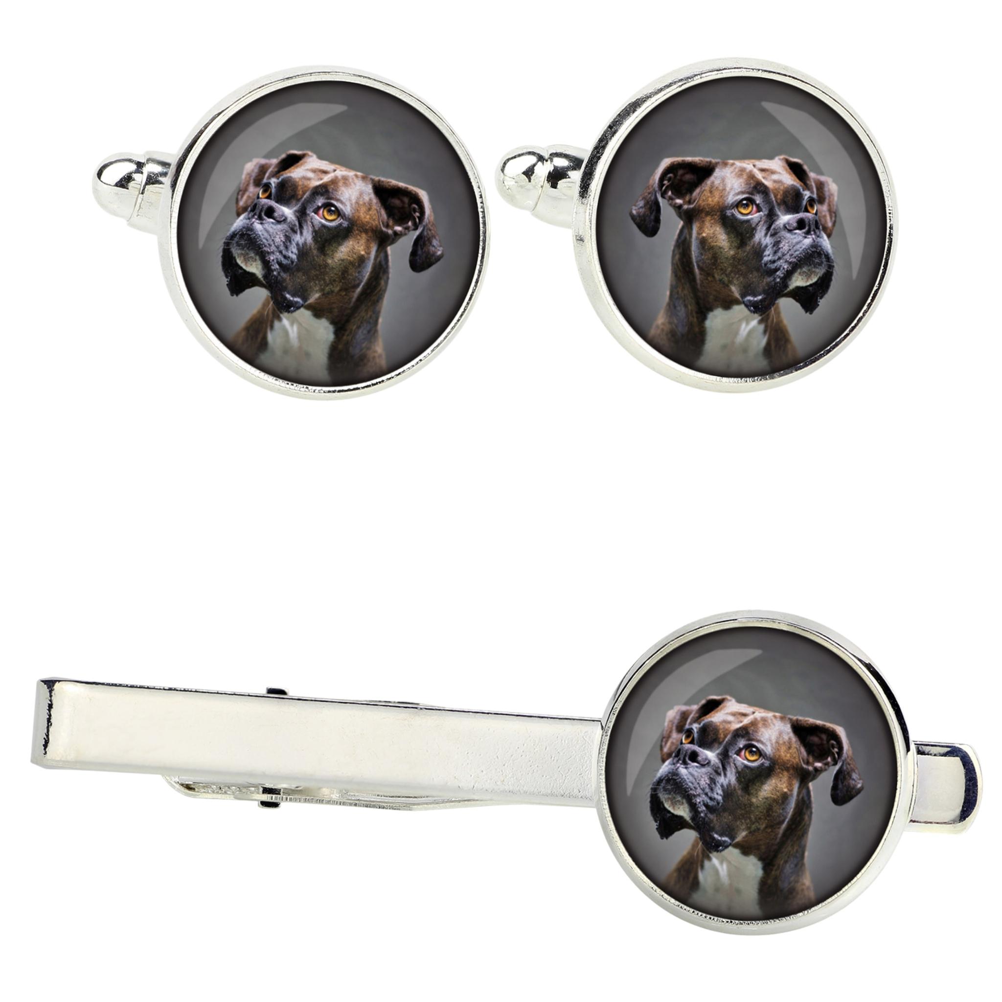 Boxer, German Boxer I - cufflinks and tie with your photo, a suit decoration, men s jewelry from the Art-Dog brand. срібний
Boxer, German Boxer I - cufflinks and tie with your photo, a suit decoration, men s jewelry from the Art-Dog brand. срібний