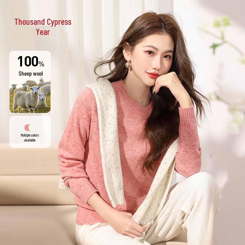 Qianbainian Women s 100% Lambswool Loose Fit Round Neck Sweater XL
Qianbainian Women s 100% Lambswool Loose Fit Round Neck Sweater XL