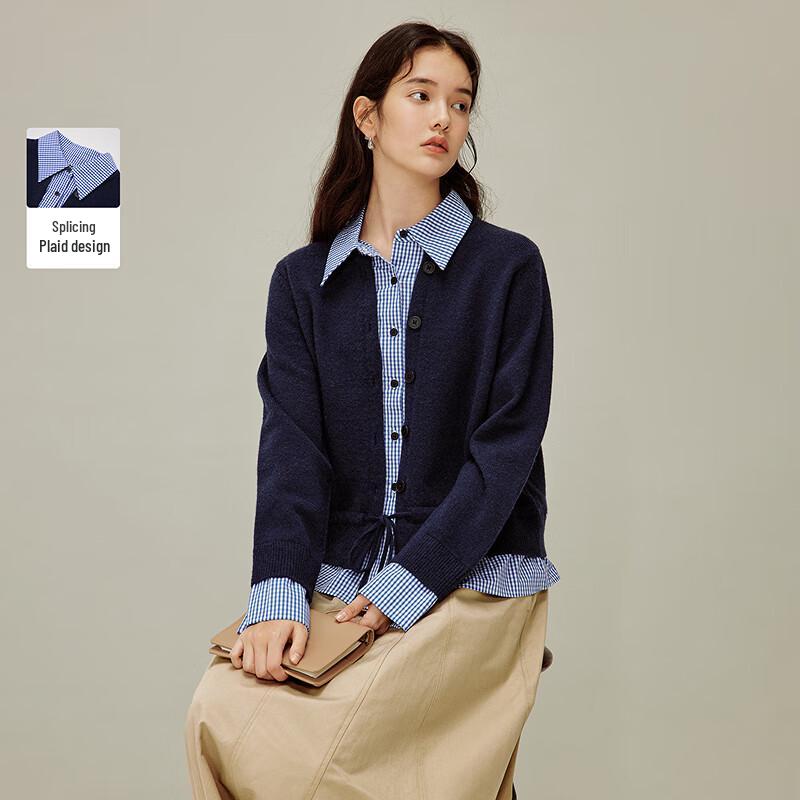 INMAN Women s Academy Style Faux Two-Piece Plaid Knitted Cardigan XL
INMAN Women s Academy Style Faux Two-Piece Plaid Knitted Cardigan XL