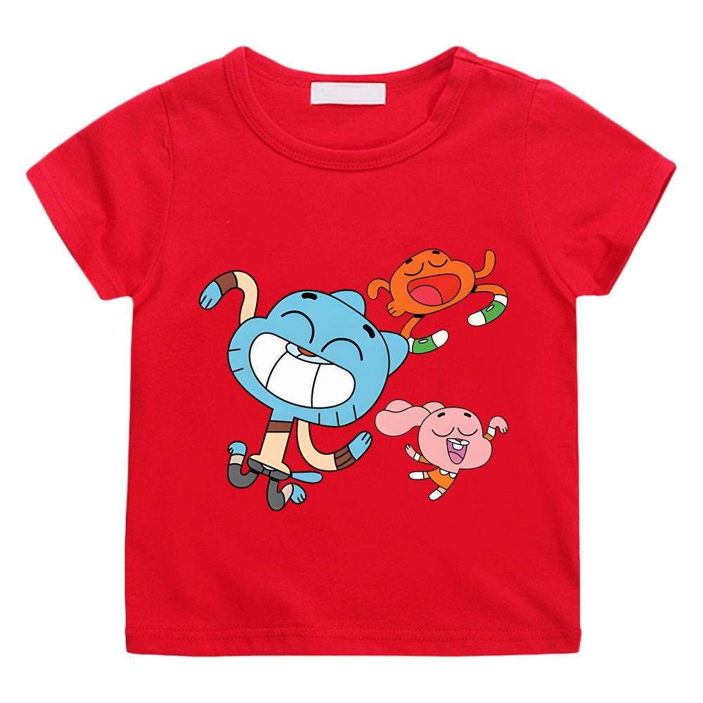 The Wonderfully Weird World of Gumball Kids T Shirts Girls Boys 100%Cartoon tops Cute High Quality Children summer Clothes Short Sleeve Anime T-shirt 100 красный
The Wonderfully Weird World of Gumball Kids T Shirts Girls Boys 100%Cartoon tops Cute High Quality Children summer Clothes Short Sleeve Anime T-shirt 100 красный