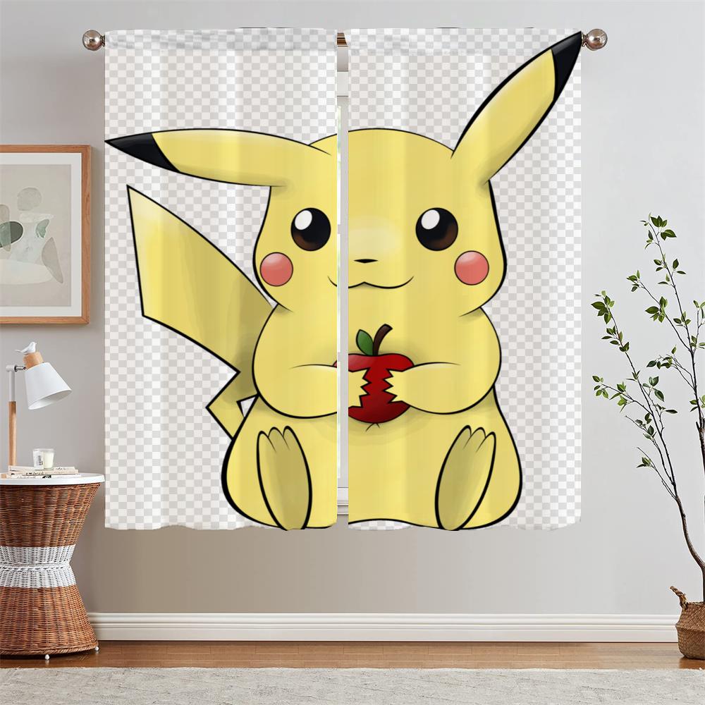 Элегантные шторы для комнаты Шторы затемнения Пикачу Ванная комната Шторы для детской комнаты Жалюзи Разделительные щупальца Тюль на кухне W50xH70cmx2pcs-CL
Элегантные шторы для комнаты Шторы затемнения Пикачу Ванная комната Шторы для детской комнаты Жалюзи Разделительные щупальца Тюль на кухне W50xH70cmx2pcs-CL