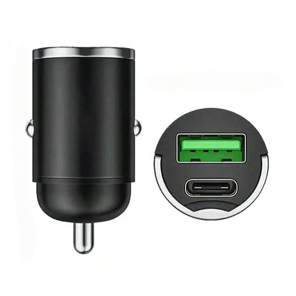 Car Pull Ring Charger with PD USB Fast Mini Hidden Flash Charging чорний
Car Pull Ring Charger with PD USB Fast Mini Hidden Flash Charging чорний