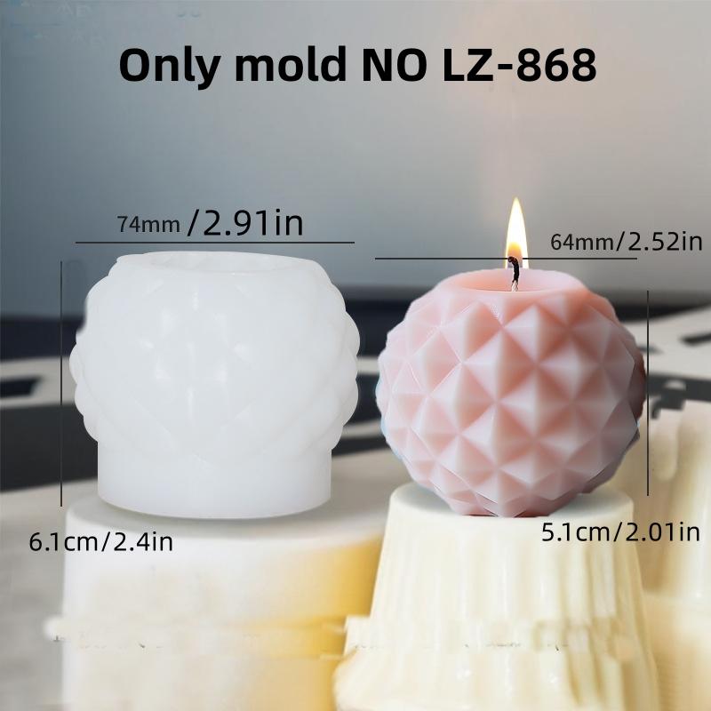 Сделай сам Неправильная геометрическая цилиндрическая свеча силиконовая форма полосатый куб форма для свечи волнистая цилиндрическая сферическая смола формы