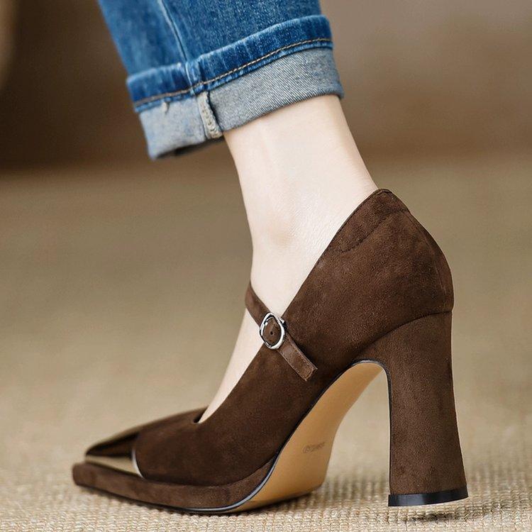 9cm French Retro Metal Toe Thick Heel Waterproof Platform High Heels Autumn New High Heels Women s Single Shoes 39
9cm French Retro Metal Toe Thick Heel Waterproof Platform High Heels Autumn New High Heels Women s Single Shoes 39