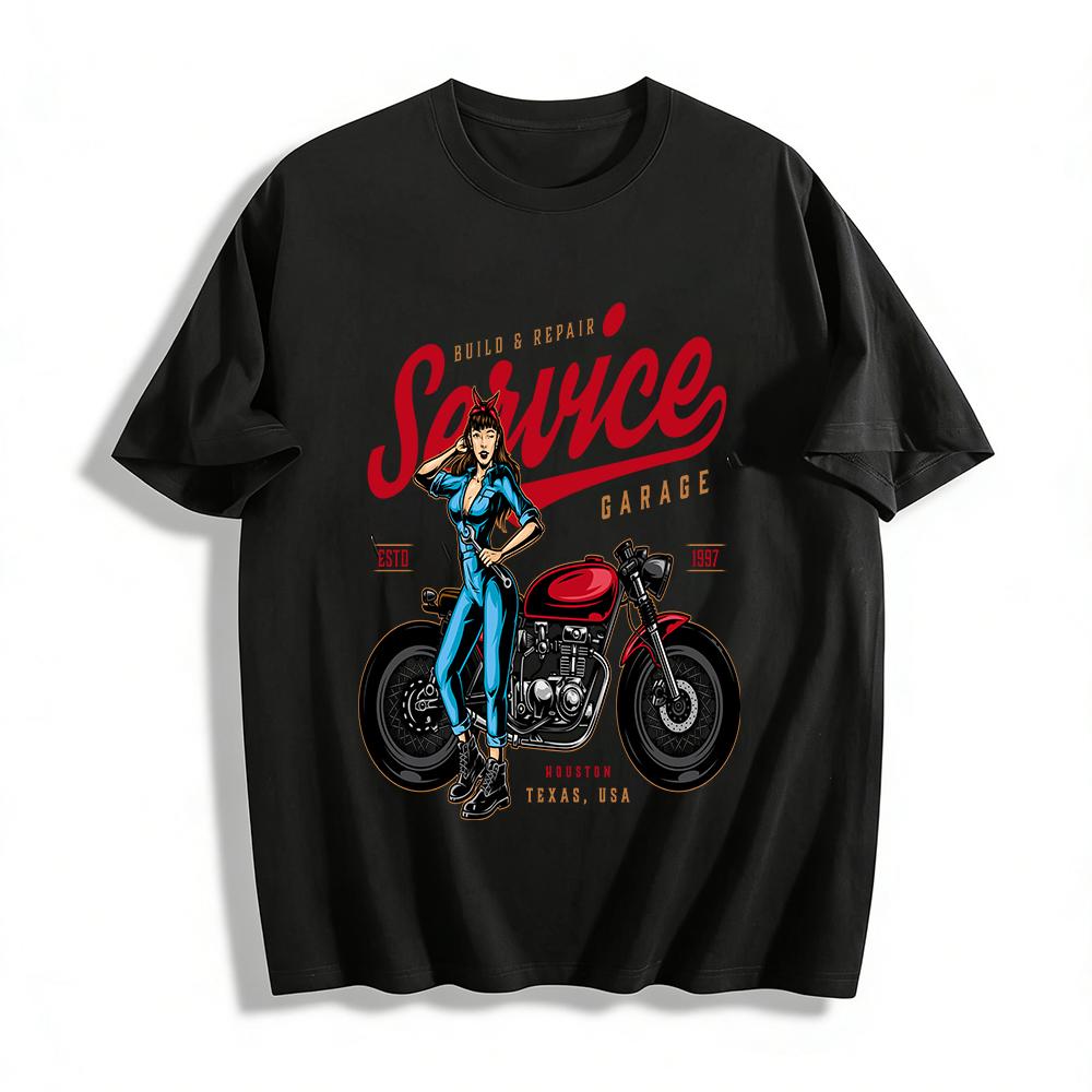 Vintage Houston Motorcycle Service Garage Graphic Tee Est 1997 Texas USA Pure cotton T-shirt XXS
Vintage Houston Motorcycle Service Garage Graphic Tee Est 1997 Texas USA Pure cotton T-shirt XXS