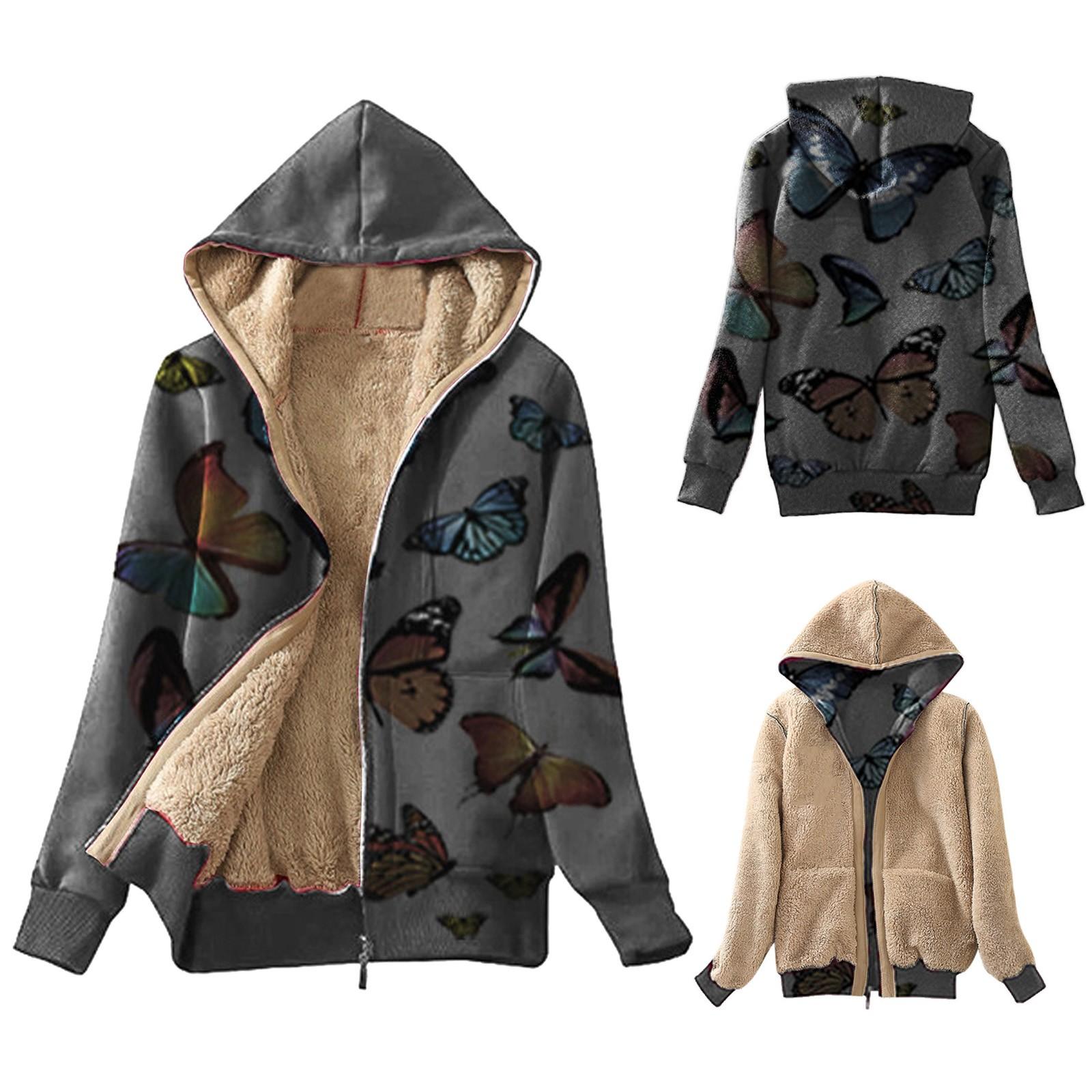 Женская повседневная зимняя теплая толстовка с капюшоном на молнии с принтом бабочки, пальто XL зелёный
Женская повседневная зимняя теплая толстовка с капюшоном на молнии с принтом бабочки, пальто XL зелёный