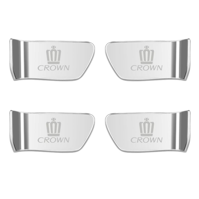 4pcs car door handle ornament sticker Car Styling for Toyota Crown stainless steel Auto interior Accessories
4pcs car door handle ornament sticker Car Styling for Toyota Crown stainless steel Auto interior Accessories