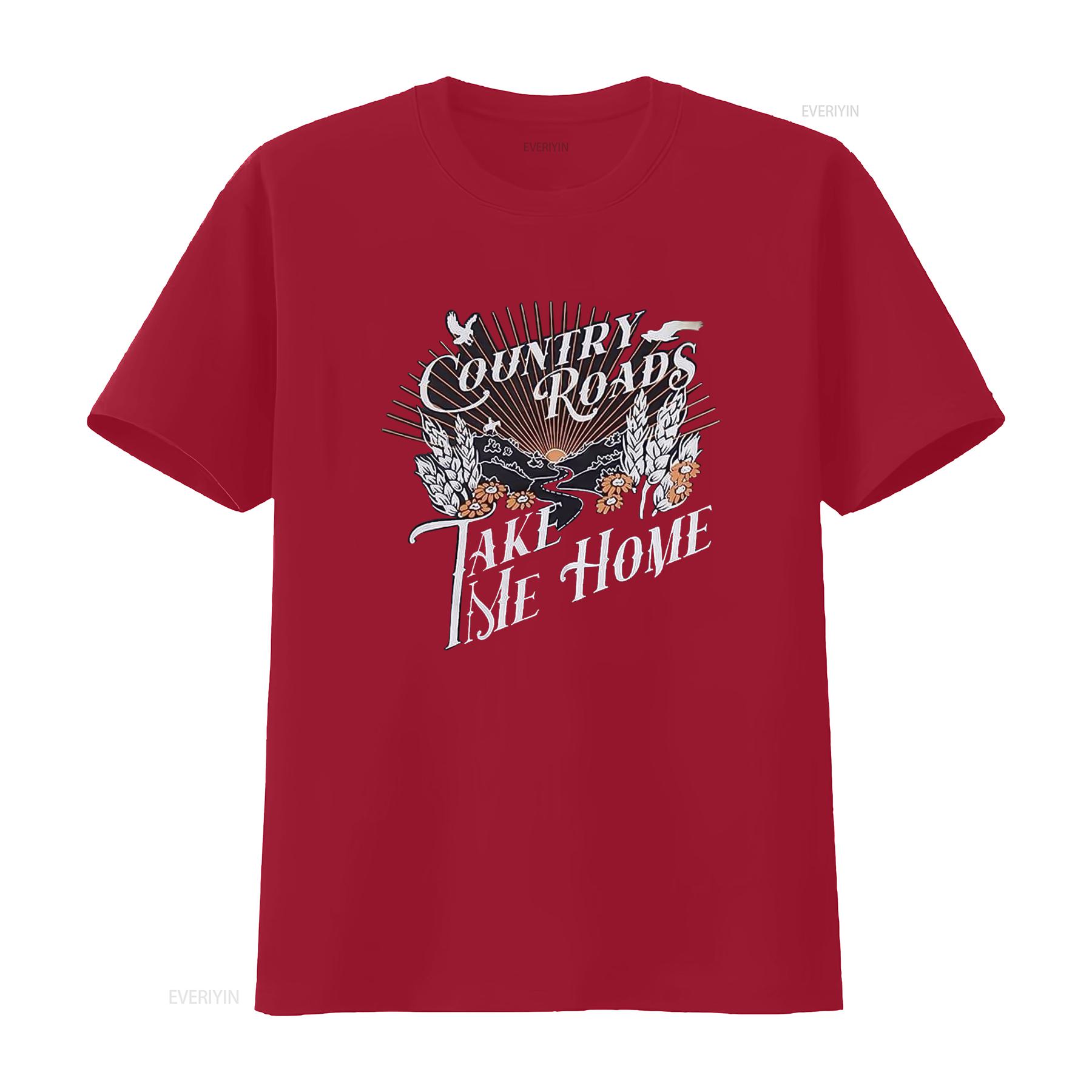 Country Roads Take Me Home T Shirt Womens Music Vintage Top vintage Washed Soft fashion Stretched homme Stylish Casual S
Country Roads Take Me Home T Shirt Womens Music Vintage Top vintage Washed Soft fashion Stretched homme Stylish Casual S