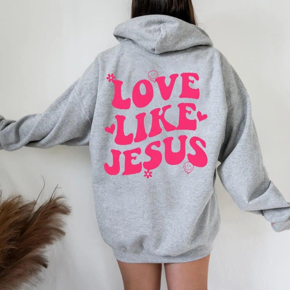 Love Like Jesus Hip-hop Hoodie Print Sweatshirt For Unisex And Women Oversize Fleece Street Style Sweater 2023 Spring and Autumn Unisex
Love Like Jesus Hip-hop Hoodie Print Sweatshirt For Unisex And Women Oversize Fleece Street Style Sweater 2023 Spring and Autumn Unisex