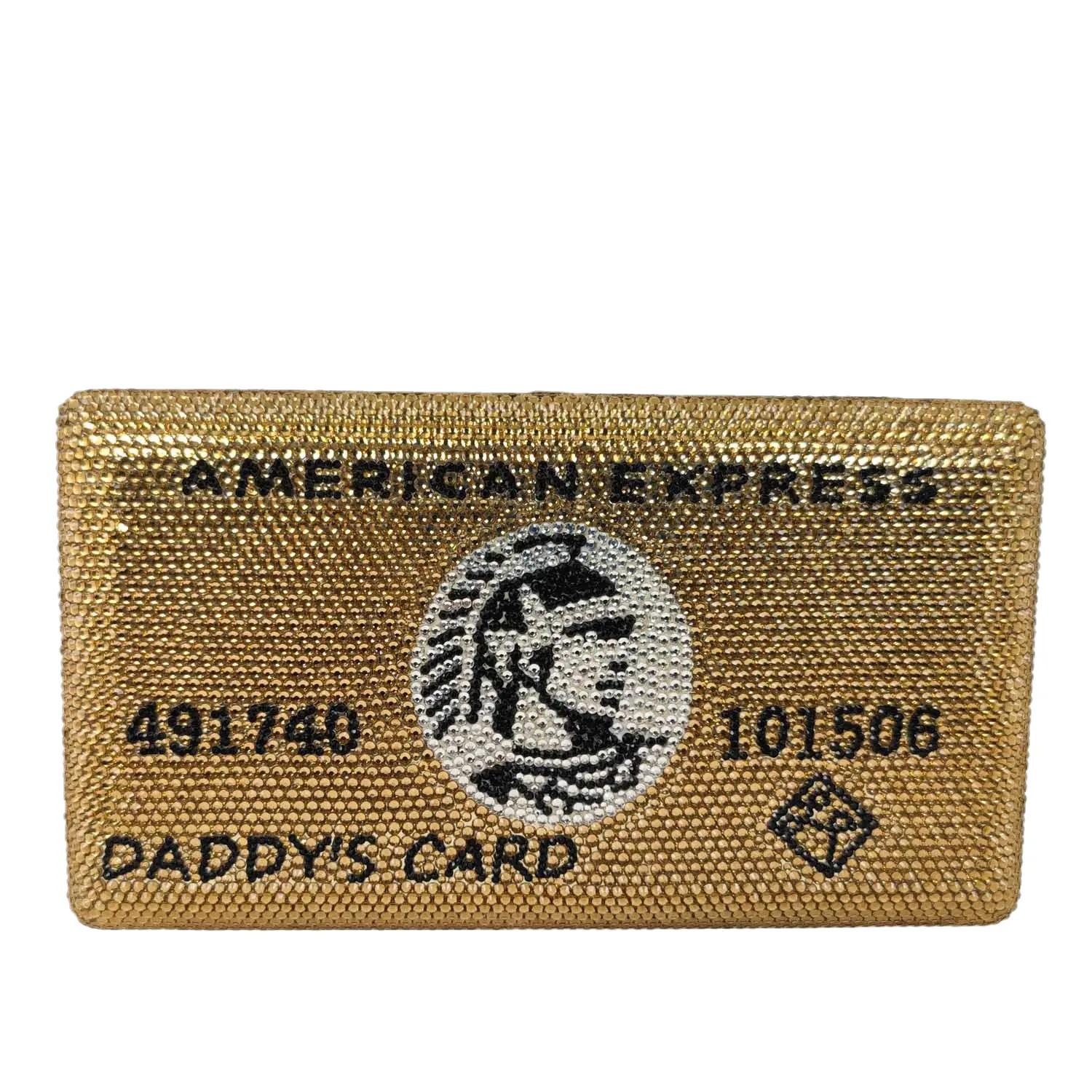 Boutique De FGG American Express Credit Card Women Novelty Crystal Clutch Evening Bags Party Dinner Rhinestone Minaudiere Bag Small Clutch
Boutique De FGG American Express Credit Card Women Novelty Crystal Clutch Evening Bags Party Dinner Rhinestone Minaudiere Bag Small Clutch