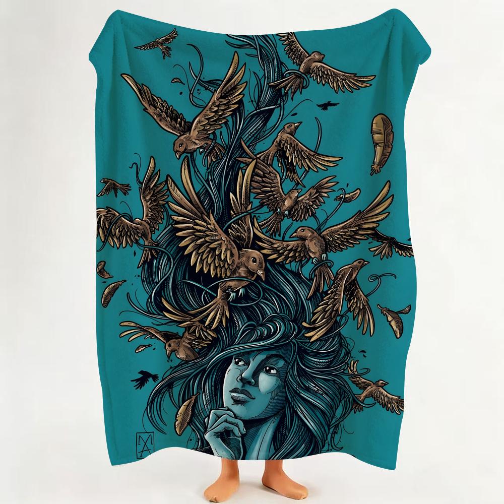 Illustrator M Marcelo Anache skeleton Flannel Blanket Suitable for Sofa Living Room Bedroom 75cmx90cm
Illustrator M Marcelo Anache skeleton Flannel Blanket Suitable for Sofa Living Room Bedroom 75cmx90cm