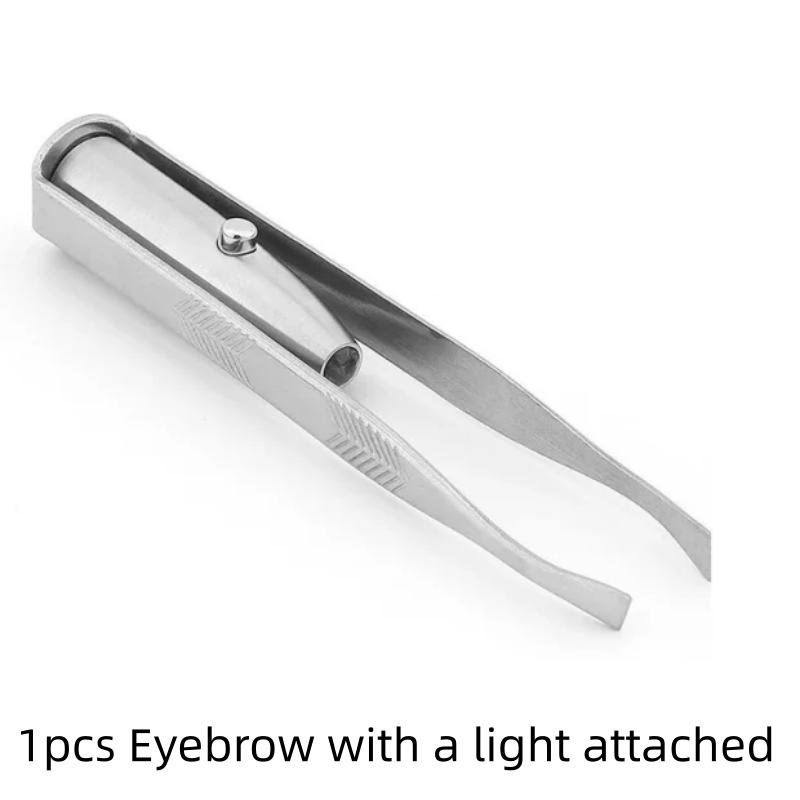 1/3/5pcs Stainless Steel LED Light Eyebrow Tweezer with Super Bright Built-in Lamp for Precise Hair Removal Portable Compact
1/3/5pcs Stainless Steel LED Light Eyebrow Tweezer with Super Bright Built-in Lamp for Precise Hair Removal Portable Compact