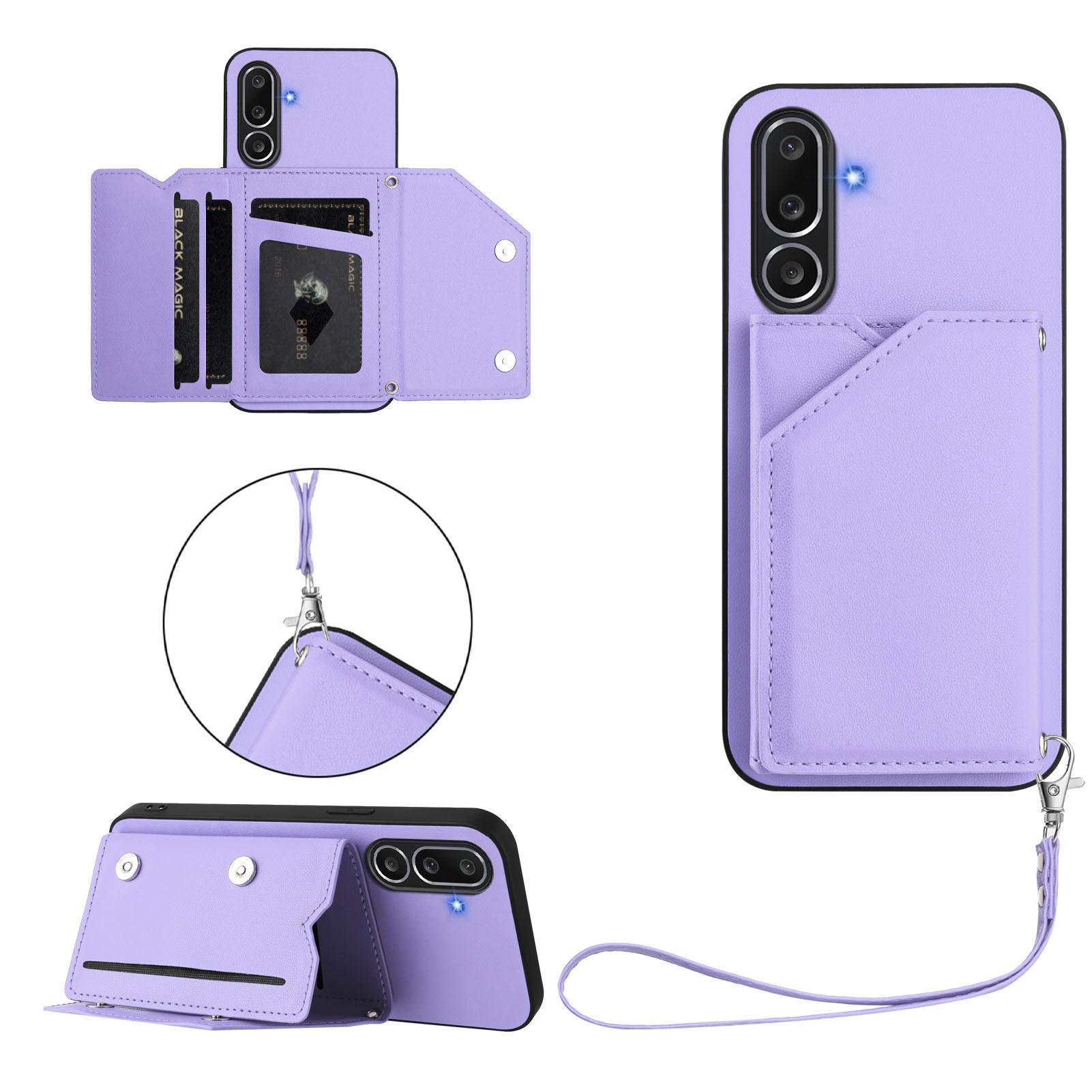 Чохол для Samsung Galaxy M56 5G з тримачем для карток, підставкою, покриттям soft-touch та ремінцем на зап ястя Light Purple
Чохол для Samsung Galaxy M56 5G з тримачем для карток, підставкою, покриттям soft-touch та ремінцем на зап ястя Light Purple