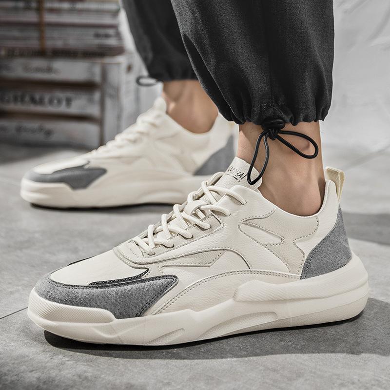 Autumn men s fashion casual platform shoes student color matching low-top lace-up sports shoes outdoor trendy running shoes 44
Autumn men s fashion casual platform shoes student color matching low-top lace-up sports shoes outdoor trendy running shoes 44