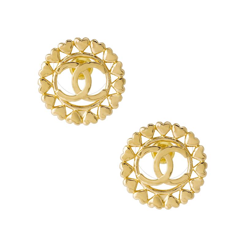 CHANEL Heart-shaped Surrounded C Logo Women s Gold золотий
CHANEL Heart-shaped Surrounded C Logo Women s Gold золотий