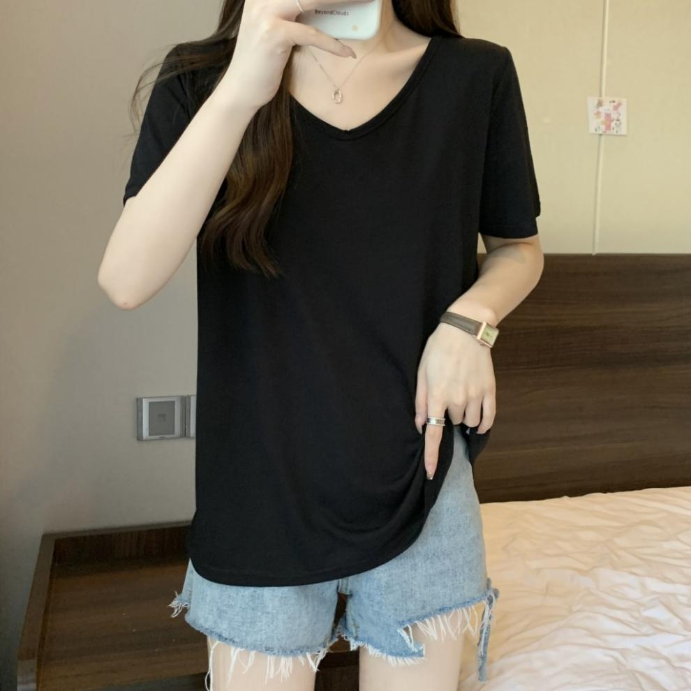2026 Summer Plus Size Women s Backless V-Neck Loose Short Sleeve T-shirt 2XL Plus Size чорний
2026 Summer Plus Size Women s Backless V-Neck Loose Short Sleeve T-shirt 2XL Plus Size чорний