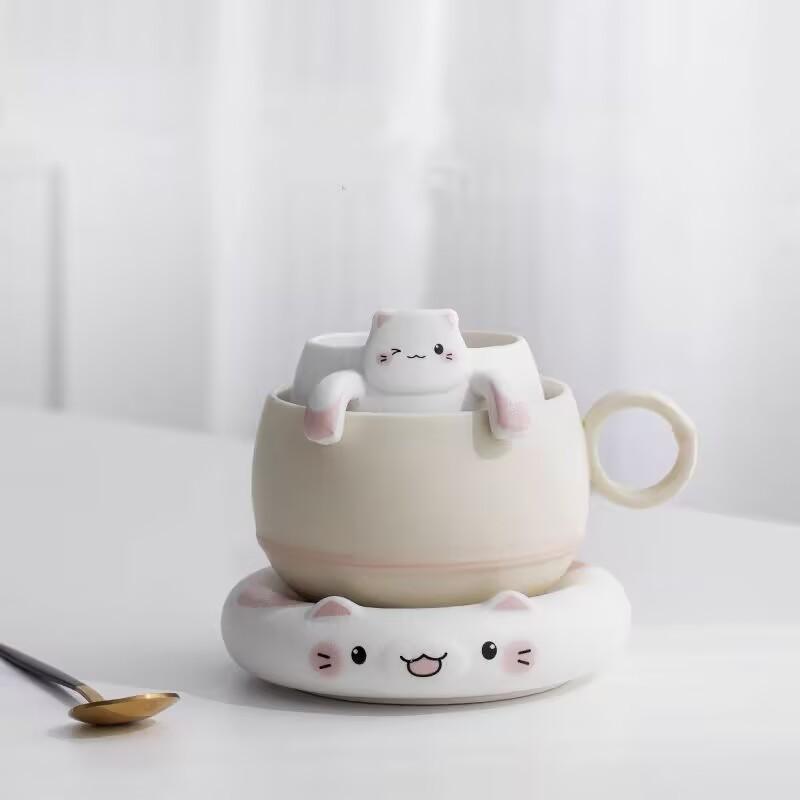Чашка для чая Lucky Cat, керамическая чашка для разделения чая, креативная кофейная чашка, мужская и женская чашка для воды, подарок 245ml
Чашка для чая Lucky Cat, керамическая чашка для разделения чая, креативная кофейная чашка, мужская и женская чашка для воды, подарок 245ml