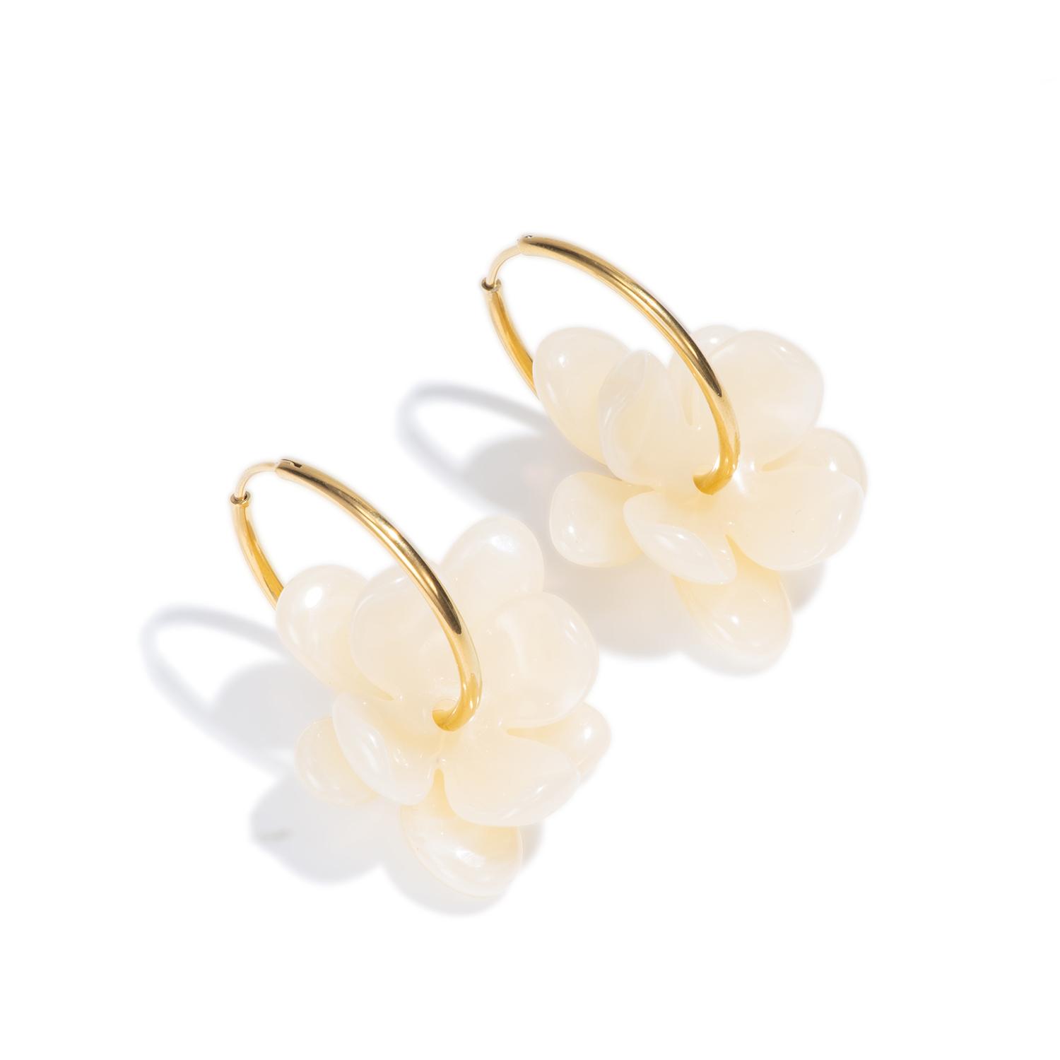 30mm Stainless Steel Double-layer Resin Flower Drop Earrings for Women Trending Jewelry Green Yellow Brown Accessories
30mm Stainless Steel Double-layer Resin Flower Drop Earrings for Women Trending Jewelry Green Yellow Brown Accessories