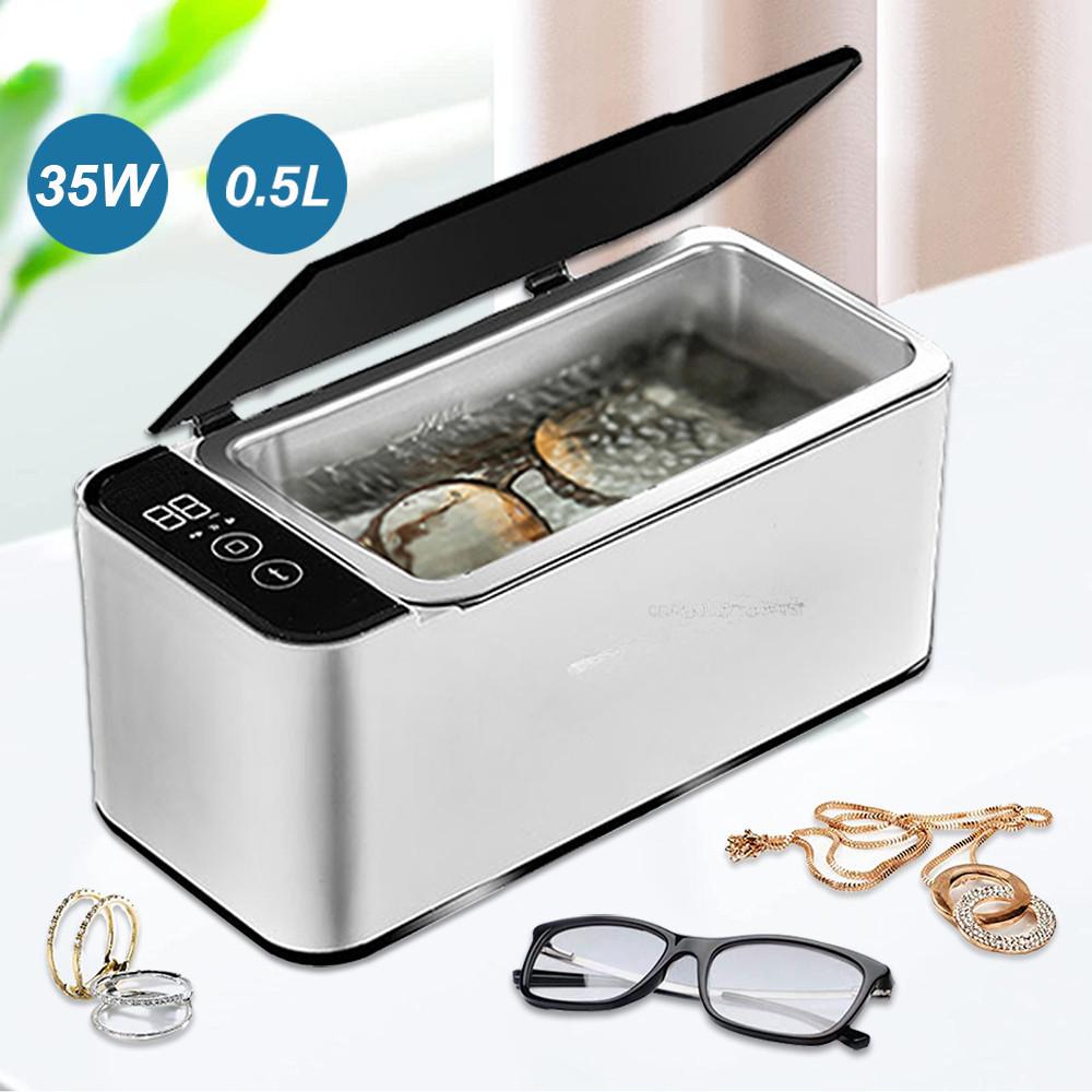 35W 500ML High Capacity Ultrasonic Cleaner 35W Ultrasonic Jewelry Cleaning Machine Ultrasound Washing Bath For Glasses
35W 500ML High Capacity Ultrasonic Cleaner 35W Ultrasonic Jewelry Cleaning Machine Ultrasound Washing Bath For Glasses