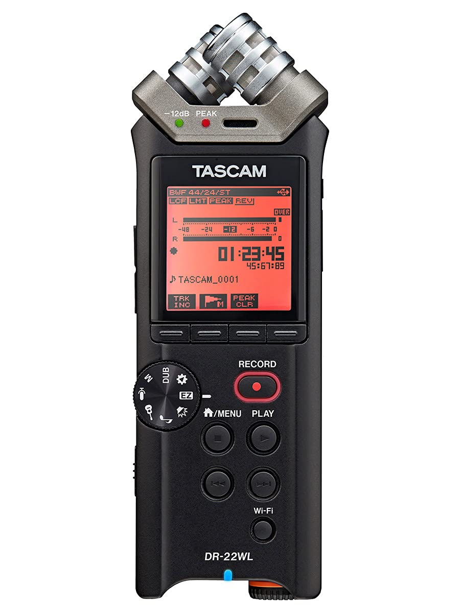 TASCAM Connection Compatible Linear PCM Recorder Handy Recorder IC Youtube ASMR Music High Resolution DR-22WL VER2-J Wi-Fi 24bit/96kHz
TASCAM Connection Compatible Linear PCM Recorder Handy Recorder IC Youtube ASMR Music High Resolution DR-22WL VER2-J Wi-Fi 24bit/96kHz