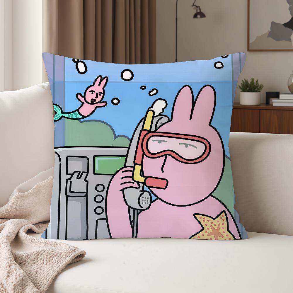 Funny Cartoon My Friend Rrabbit Pillow Case Suitable For Bedrooms Living Rooms Cars Home Decoration 30cmx30cm
Funny Cartoon My Friend Rrabbit Pillow Case Suitable For Bedrooms Living Rooms Cars Home Decoration 30cmx30cm