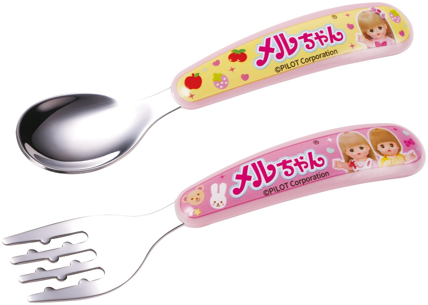 Skater Stainless Steel Spoon and Fork Set for Baby Kids, Food, Mel-chan Design, Girls, SFBS1-A
Skater Stainless Steel Spoon and Fork Set for Baby Kids, Food, Mel-chan Design, Girls, SFBS1-A